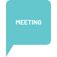 Sprechblase Meeting